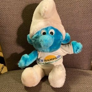 Vintage 1979 plush Smurf stuffed animal